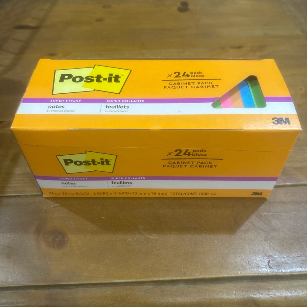 3M Post-it Super Sticky Notes Cabinet Pack